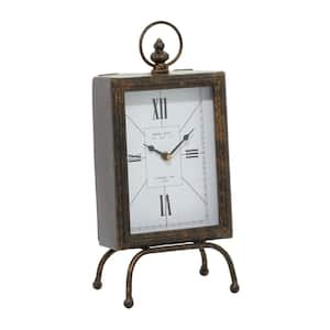 Equity by La Crosse Analog 4.5 in. Round Gold Metal Twin Bell Keywind Alarm  Clock 13012 - The Home Depot