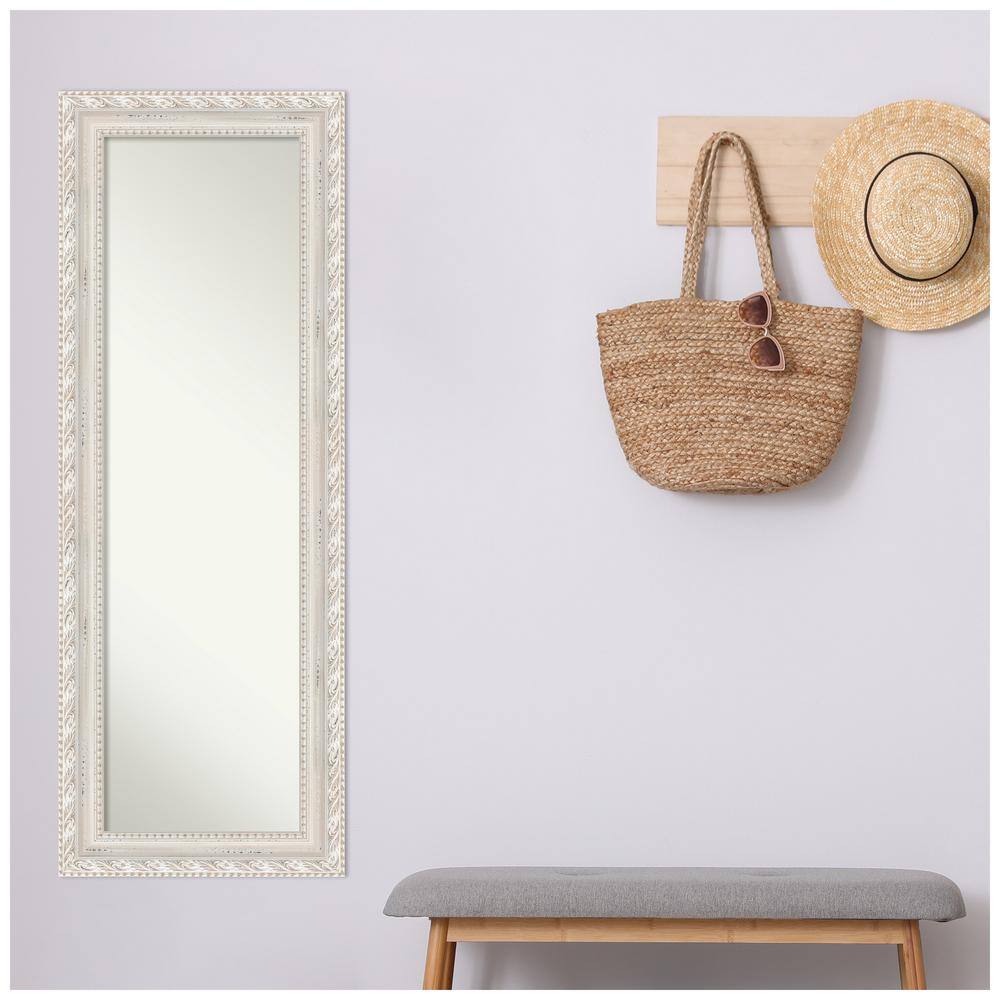 20"x54" Non-Beveled Opera Wood Door Mirror, Wall-Mountable - Amanti Art