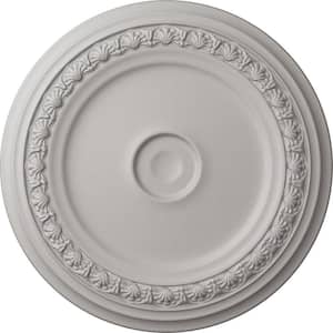 1-1/2 in. x 31-1/8 in. x 31-1/8 in. Polyurethane Carlsbad Ceiling Medallion, Ultra Pure White