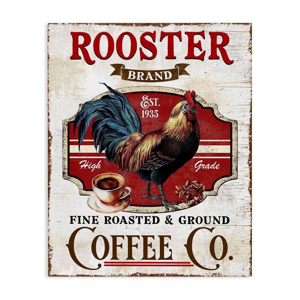 Rooster Brand Coffee Co by Creatif Belle Unframed Food Graphic Art Print 48 in. x 36 in. price history on PriceWatchPro