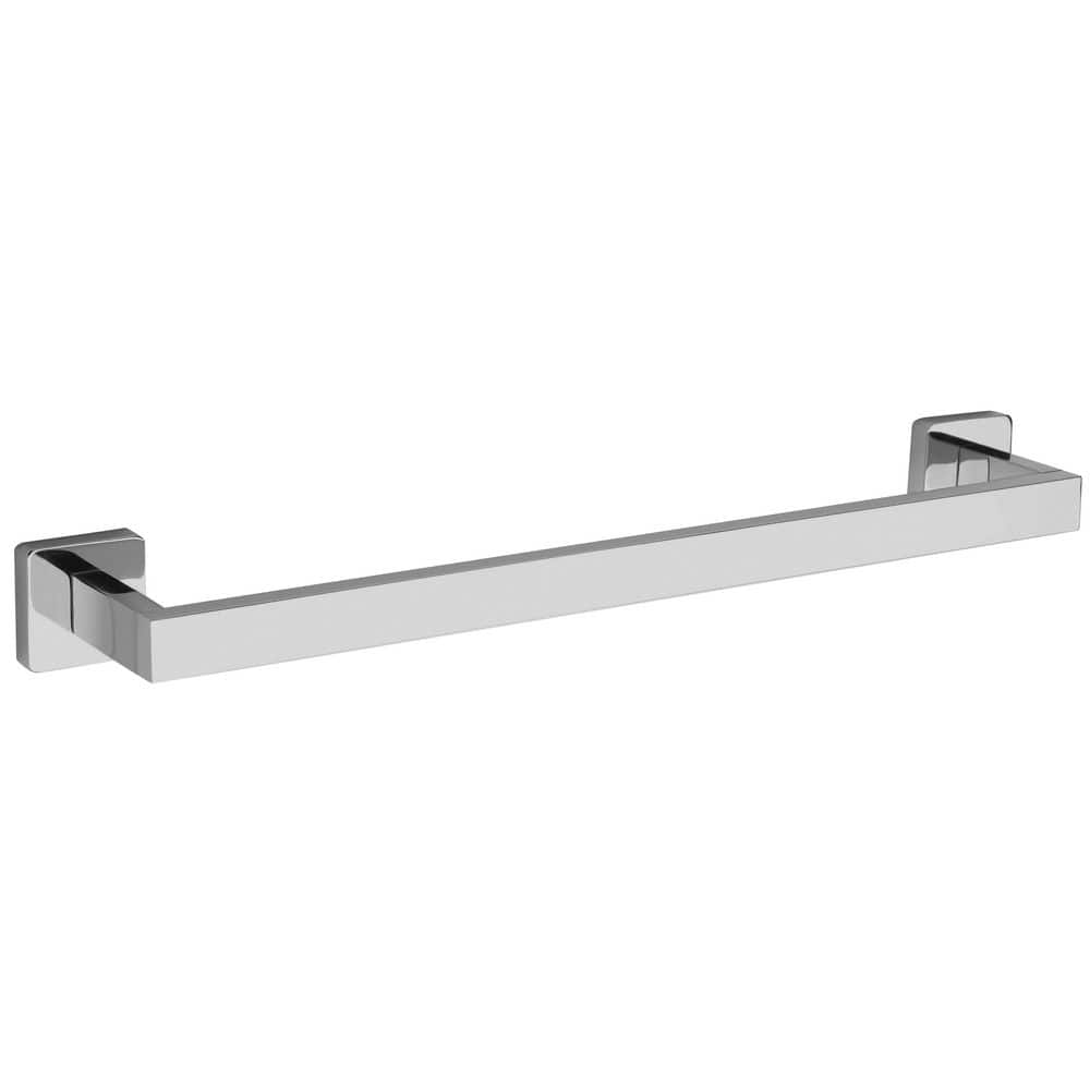 Square Collection 18 in. Wall Mounted Towel Bar in Chrome price history on PriceWatchPro