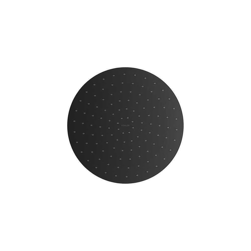 Matte Black 10" Ceiling or Wall Mounted Rain Shower Head