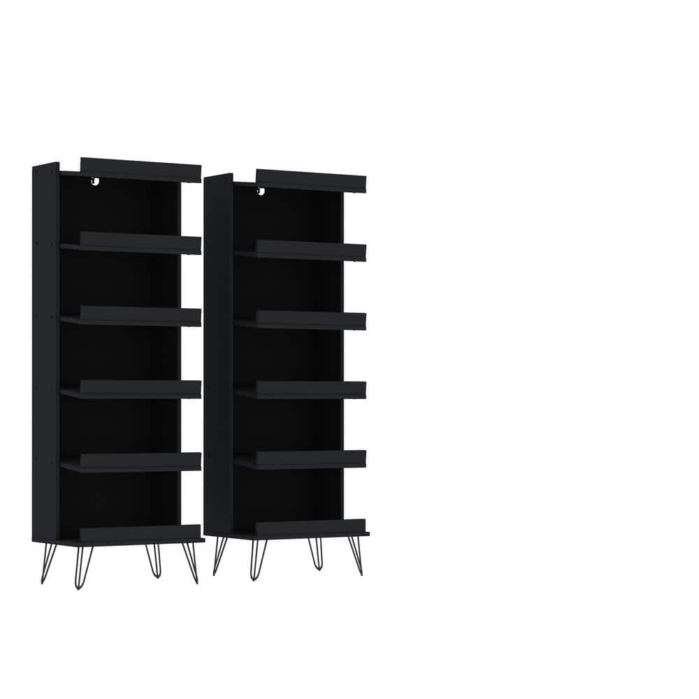 SKOSTALL Shoe organizer, black, 4 ¼x7 ½x10 ¾ - IKEA