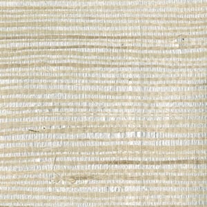 Han Me Silver Foil Grass Paper Peelable Wallpaper (Covers 72 sq. ft.)