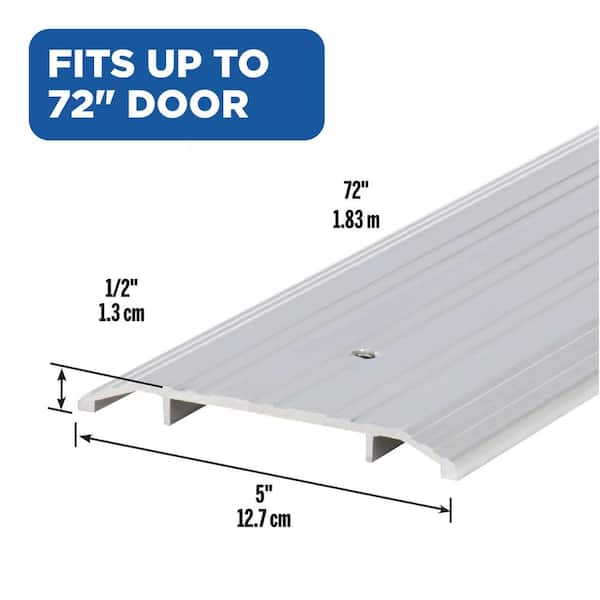 D Building Products 69698 3-1/4 In. X 1 In. X 72 In. Silver Aluinu