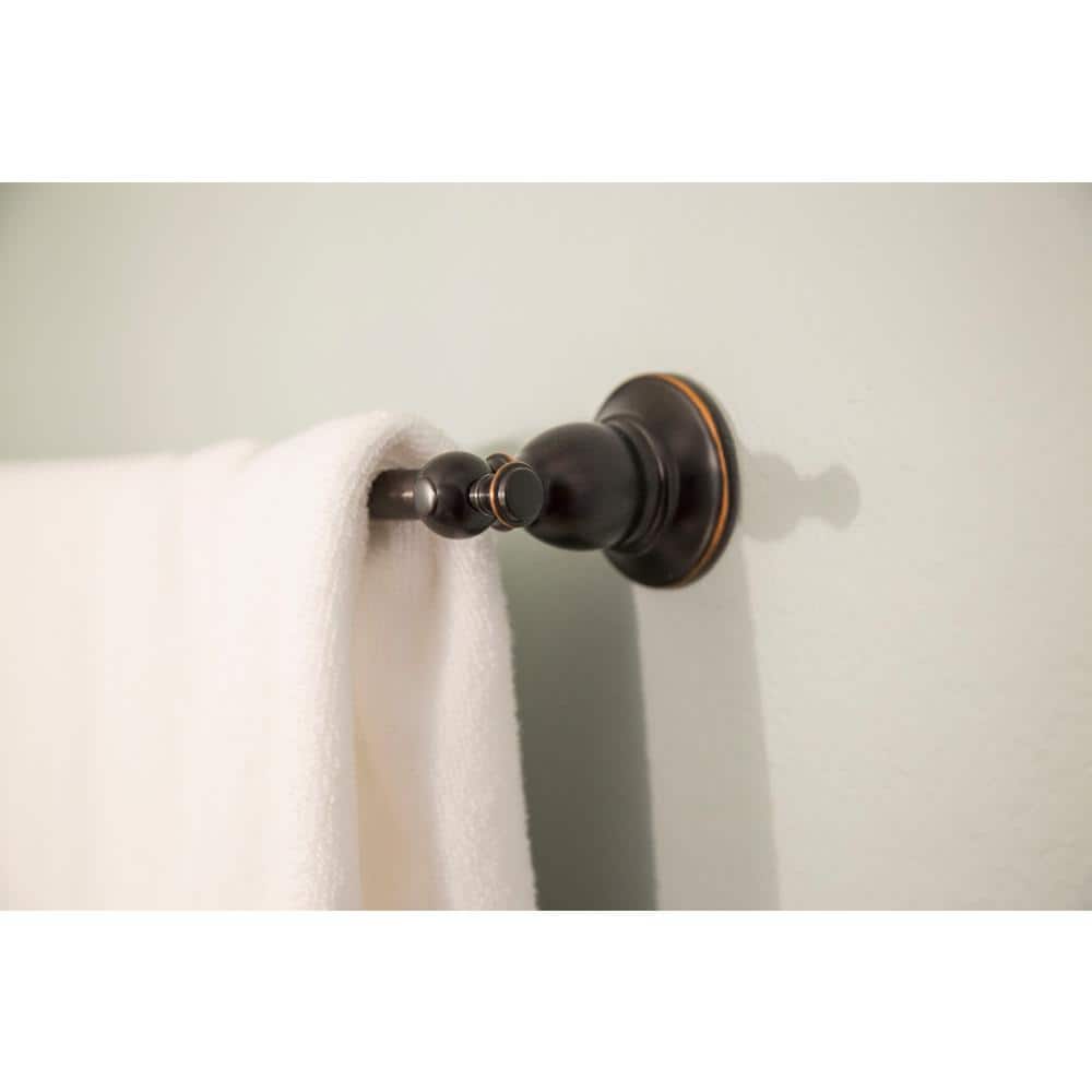 Oakmont Oil-Rubbed Bronze 24-Inch Wall Mounted Towel Bar