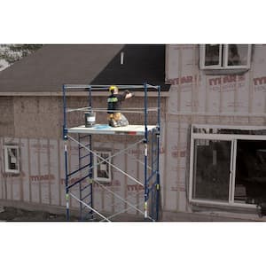 Pack of 3 - 10 ft. x 19 in. Scaffolding Platform, All-Aluminum Work Platform and Scaffold Plank
