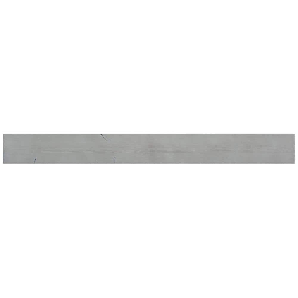 Light Gray Rustic Pine Wood Plank Self-Adhesive Set