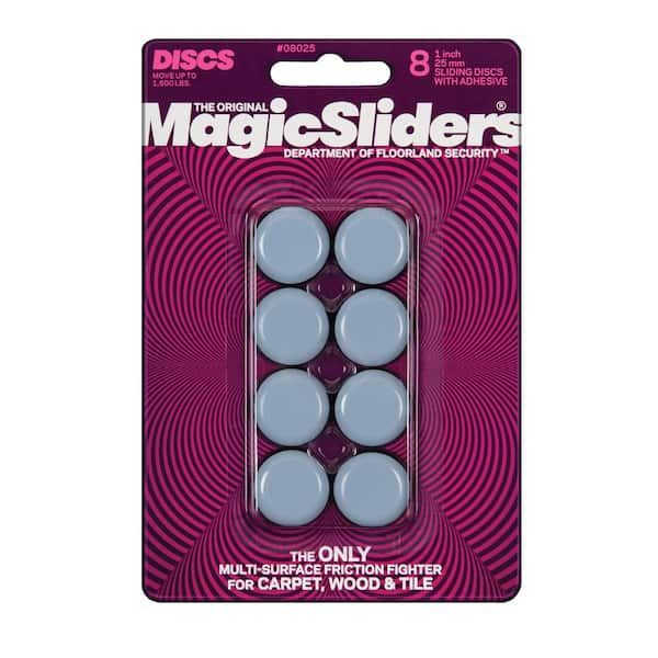 Magic Sliders 1 in. Round Sliding Discs (8-Pack)