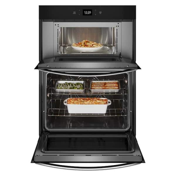 30 inch gas wall deals oven microwave combo