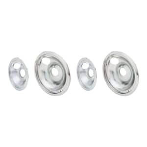 6 in. and 8 in. Drip Bowl Set in Chrome - Fits Specific