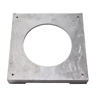 10.75 in. x10.75 in. Aluminum Plinth Block (Box of 2)