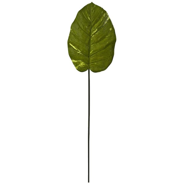 Nearly Natural Indoor 37.5 in. Giant Artificial Pothos Leaf Real Touch (12-Set)