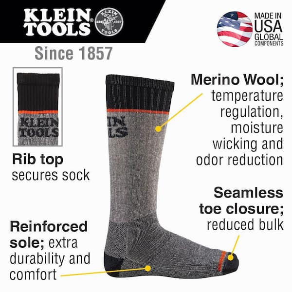 Merino XL Wool Thermal Socks