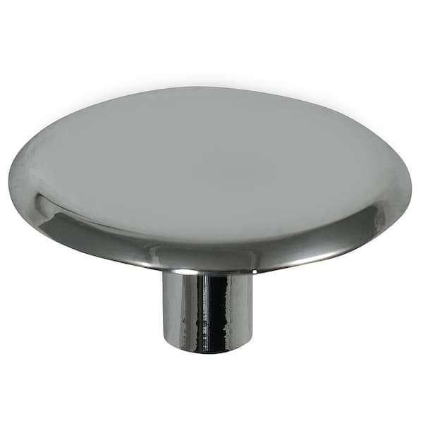 Modern 1-1/2 in. Polished Chrome Round Cabinet Knob (25-Pack)