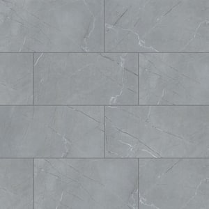 Aylana Gris 12 in. x 24 in. Matte Gray Porcelain Floor and Wall Tile (16 sq. ft./Case)