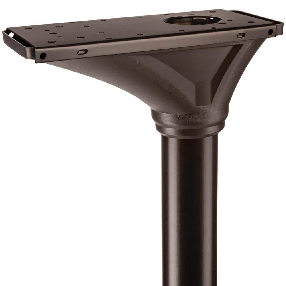 Rubbed Bronze Decorative In-Ground Mailbox Post