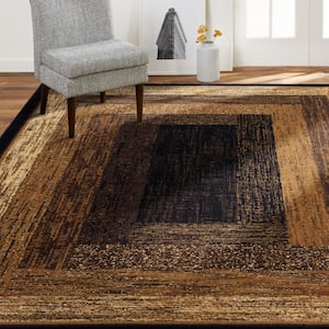 Super Area Rugs Waterbury Rectangle Black and Gray 7 ft. X 9 ft. Cotton  Braided Area Rug SAR-WAT01A-BLK-7X9 - The Home Depot