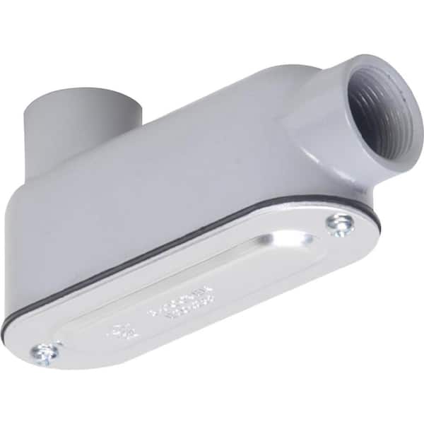 Yichuhaoxi 3/4 in. Aluminum Stamped Steel Cover Elbow Threaded LB Conduit Body RLB075