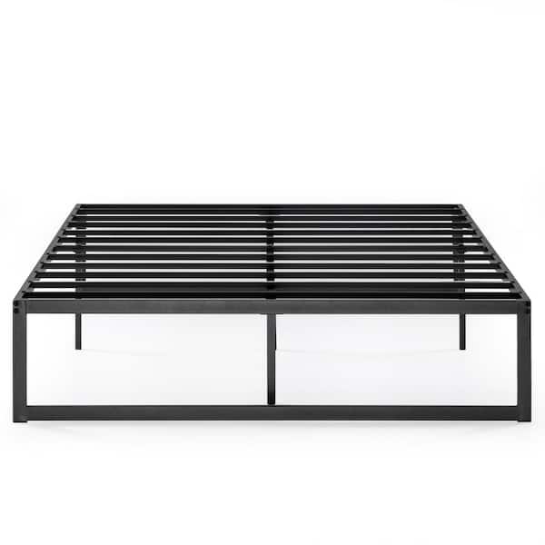 Abel Black Metal Queen Platform Bed Frame