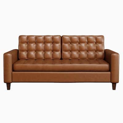 21 Sofas Living Room Furniture, Encino Medium Brown Leather Sofa