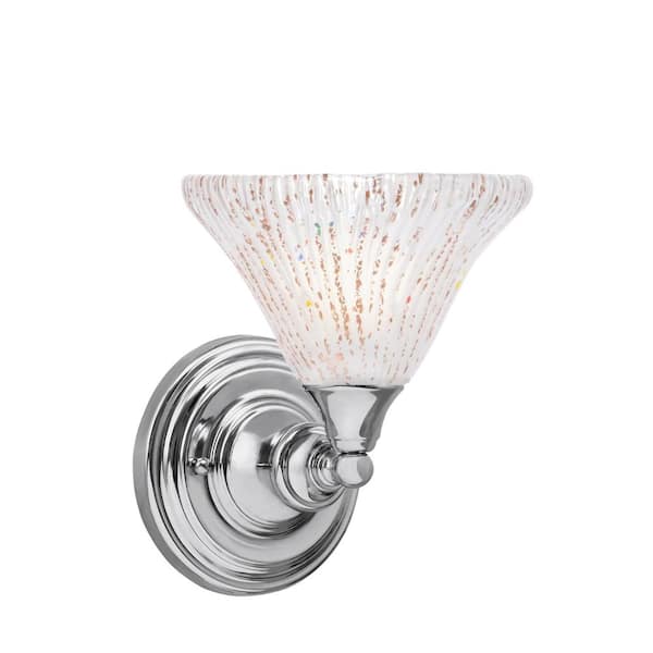 Unbranded Fulton 1-Light Chrome Wall Sconce