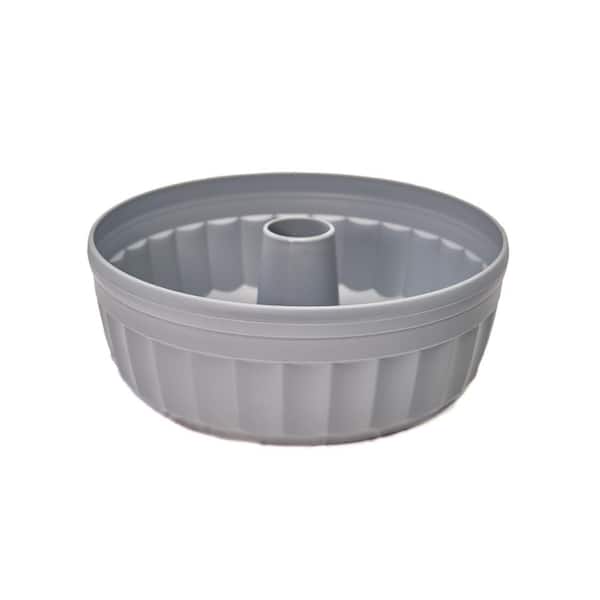 THE SAVANNAH PLANTER 15 in. H x 5.5 in. H Medium Grey Savannah Umbrella Plastic Planter