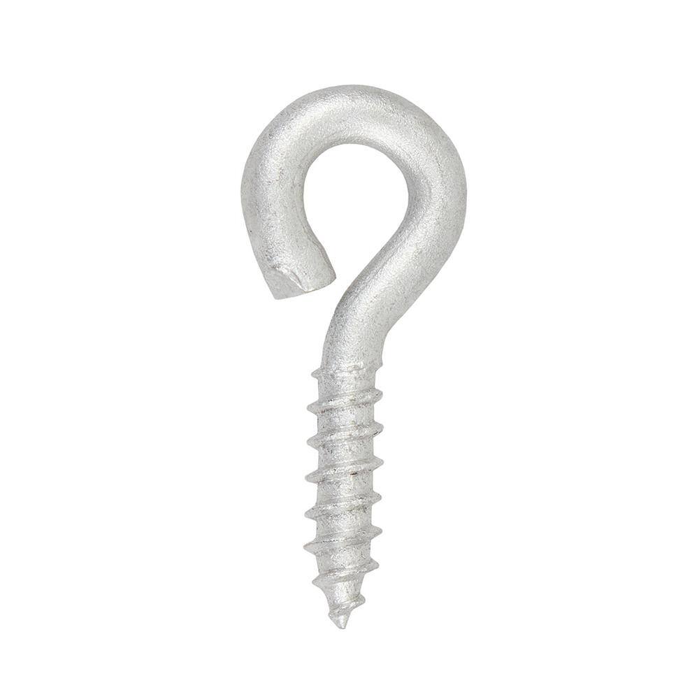 1/4 in. x 2 in. Galvanized Screw Eye (2-Pack)