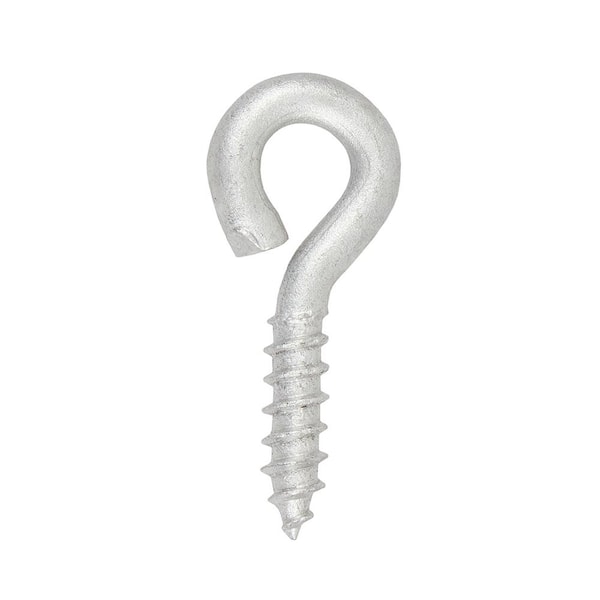 Everbilt 1/4 in. x 2 in. Galvanized Screw Eye (2-Pack)