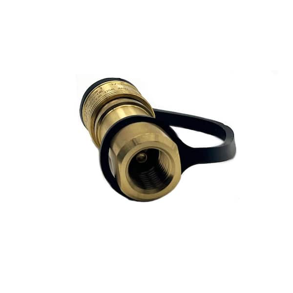 Quick Products RV Blow Out Plug With Brass Quick Connect - 2-Pack For Winterizing