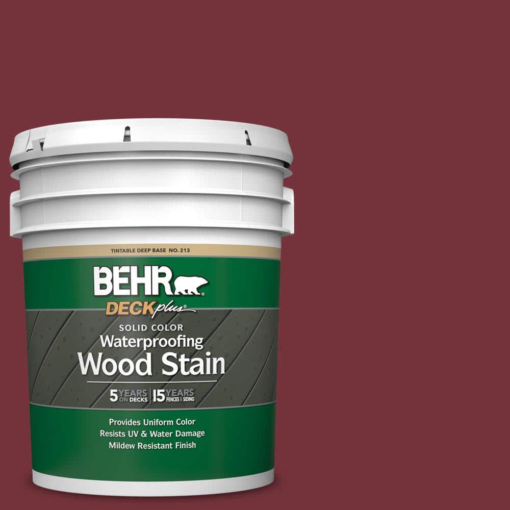 5 gal. #PPF-01 Tile Red Solid Color Waterproofing Exterior Wood Stain