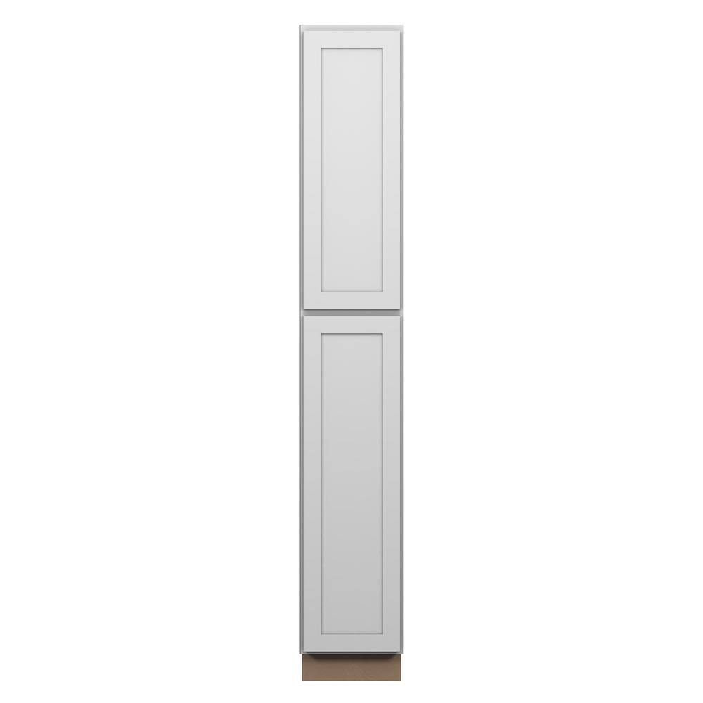 Bedford Shaker 15 in. W x 96 in. H x 24 in. D in Painted White Plywood Asse
