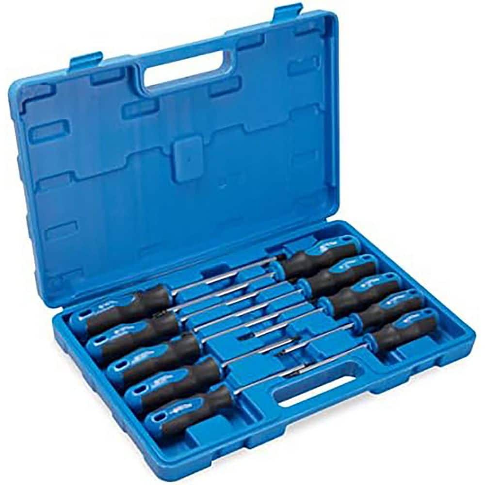 YICHUHAOXI 10-Piece Magnetic Torx Screwdrivers Set Black Finished