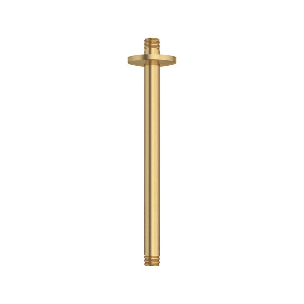 Gold Ceiling-Mount Shower Arm for Rain Showerheads