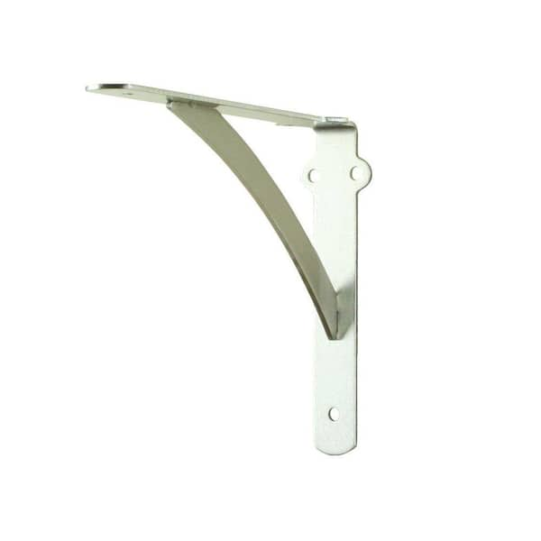 Everbilt 1/4 in. Nickel Plated Angled Shelf Support (8-Pack) 802884 - The  Home Depot