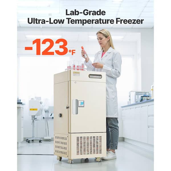 SKYSHALO Ultra Low Temp Freezer, 21.7 in. 0.99 cu. ft. Retro Mini