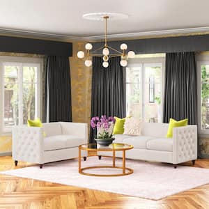 Hermitage 10-Light Gold Unique Modern Chandelier with Milky White Glass Globe Shades