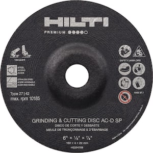 4.5 in. x 1/8 in. x 7/8 in. AC-D SP Type 27 Premium Cutting and Notching Disc with Depressed Center (10-Pack)