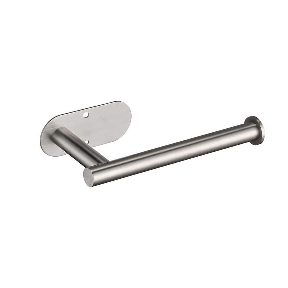 Tahanbath Paper Towel Holder Self-Adhesive or Drilling, Stainless Steel Wall-Mounted Paper Towel Holder for Kitchen, Bathroom