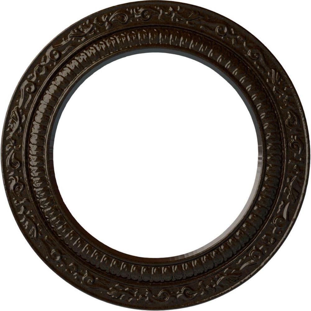 Andrea 12" Hand-Painted Bronze Ceiling Medallion