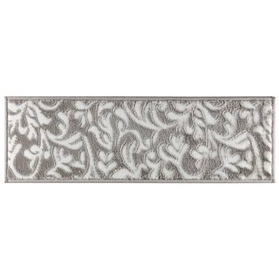 Grey 9 in. x 28 in. Polypropylene Carpet Stair Tread Cover (Set of 13)