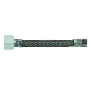 3/8 in. Compression x 7/8 in. Ballcock Nut x 6 in. Braided Polymer Toilet Connector