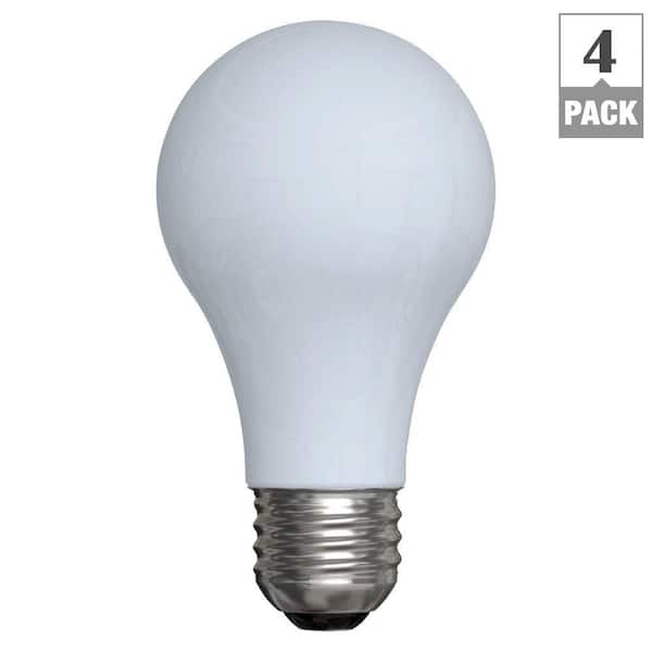 GE Reveal 60-Watt Halogen Equivalent A19 Energy Efficient Reveal Light Bulb (4-Pack)