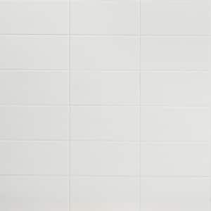 Tori White 8 in. x 4 in. Matte Ceramic Wall Tile (28 Pieces, 6.02 sq. ft./Case)