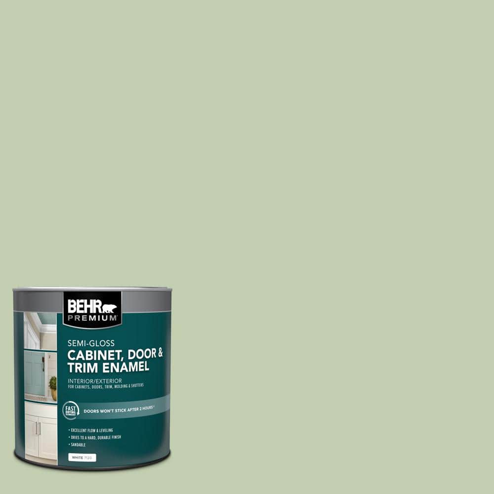 1 qt. #M380-3 Growing Season Semi-Gloss Enamel Interior/Exterior Cabinet, Door & Trim Paint price history on PriceWatchPro