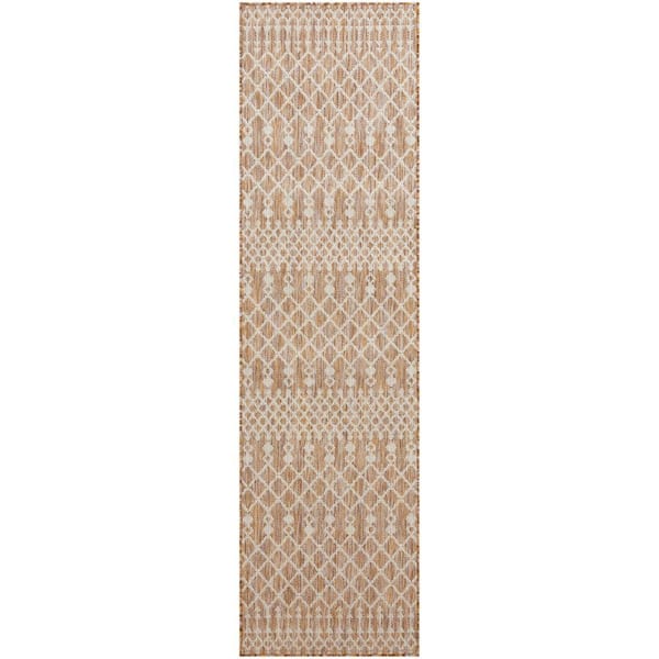 Positano Jute 2 ft. x 12 ft. Moroccan Contemporary Runner Area Rug