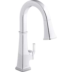 Riff Single-Handle Touchless Pull Down Sprayer Kitchen Faucet in Polished Chrome