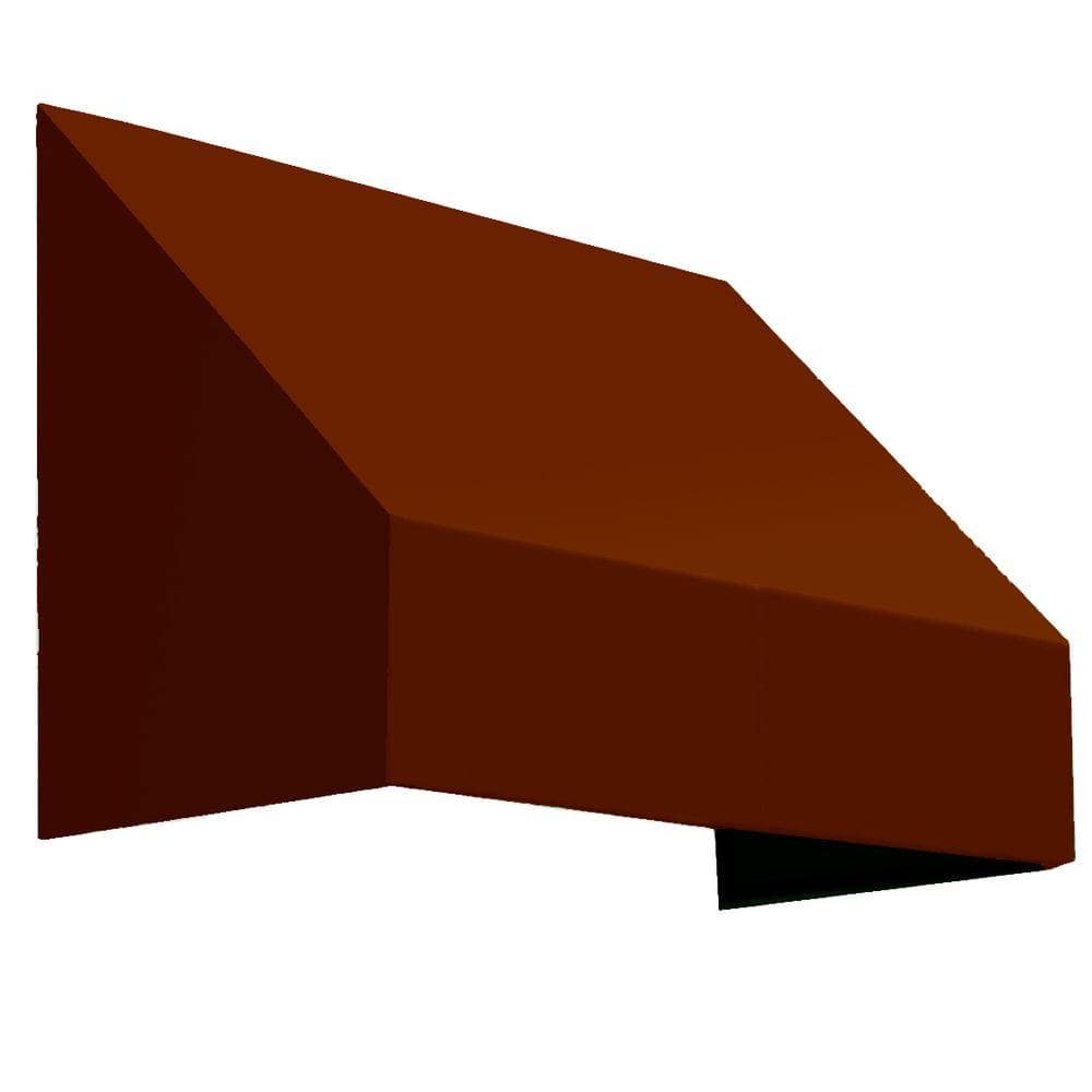 8.38 ft. New Yorker Fixed Awning 100.5 in. W x 16 in. H x 30 in. D Acrylic Fabric in Terracotta price history on PriceWatchPro