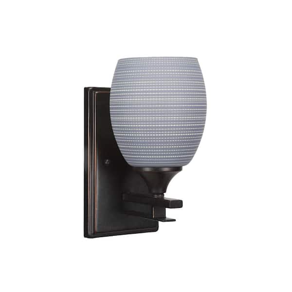 Unbranded Ontario 1-Light Dark Granite Wall Sconce