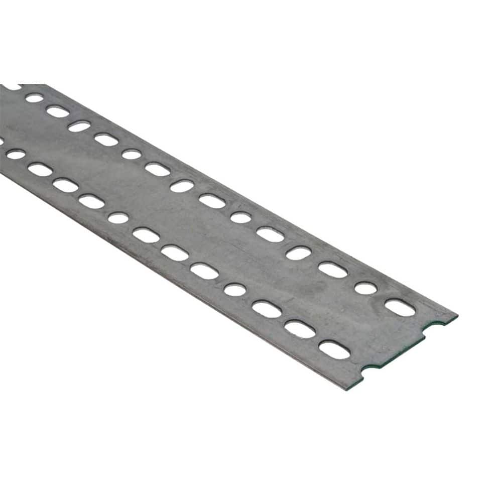 2-1/4 in. x 3 ft.-18 Guage Thick Zinc Plated Slotted Flat Strapping Metal Stock price history on PriceWatchPro
